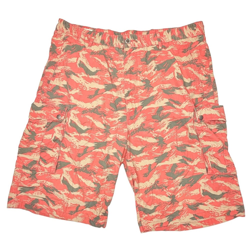 Levi's Snap Cargo Shorts Men's Size 38 Red Camo White Tab Utility 13581-0007